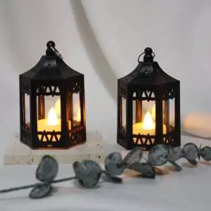 랜턴 캔들케이스 -블랙 미니캔들 블랙미니캔들워머