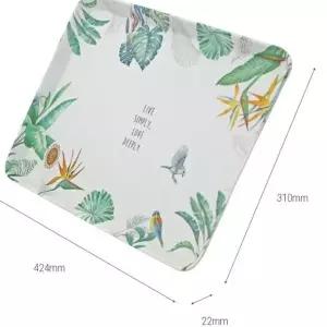 스퀘어쟁반 대형 그리너리 서빙 트레이