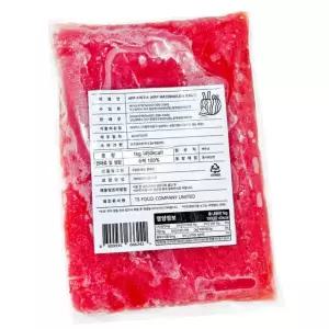 HPP 공법 수박 주스 1kg 10팩 과육 100% 베트남 음료베이스