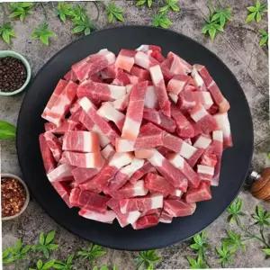 VGD 국내산 앞다리살 미전지 찌게 1.5mm 기둥 1kg 육가공