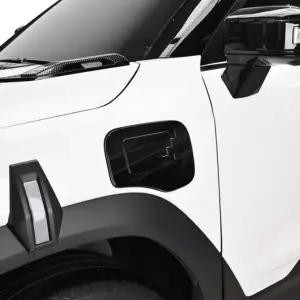 [골드스마일]무쏘 EV 튜닝 충전구 몰딩 자동차 방수 덮개 플러그