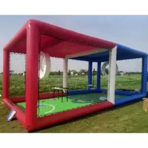 드론축구 경기장 에어프레임 이동식 풍선부스 골대 울타리 실내연습장 대회장비