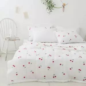 국산 시어서커 여름이불 체리패턴 SS Q 시원한이불
