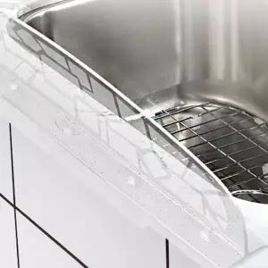 수건걸이물받이 흡착식 싱크대 부드러운소재막 깔끔한 투명