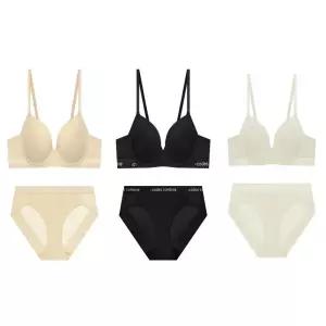 코데즈컴바인 이너웨어 노와이어여성 SET 3종 BRBP162SKBKLBE2 129028