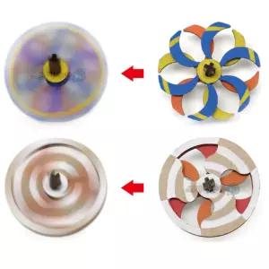 초등과학 삼원색 합성 착시현상 색팽이 팽이 만들기 고등실험 두뇌개발 학생용 집중력