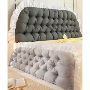 침대 헤드 등받이 쿠션 푹신한 허리 보호대 50x150cm 침대헤드 베개 롱베개 침대헤드쿠션