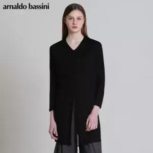 아날도바시니 쉬폰백배색 저지 긴팔가디건