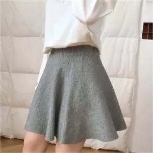 플레어 5색 치마 하이웨이스트 스커트 A라인 허리밴딩