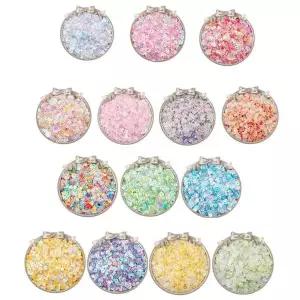 스팽글 비즈 장식 7종 세트 컬러 의류부자재 DIY 수공 수예부자재