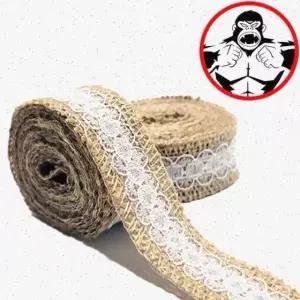 리본 황마 레이스 포장 부자재 2M 15장