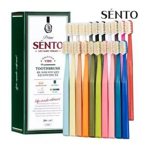 센토 프라임 바이브 딥클린 듀얼 초미세 탄력모 칫솔 20개