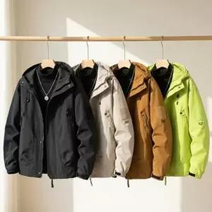 남성 간절기 후드집업 바람막이 윈드브레이커 야상 점퍼