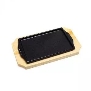 주물팬 사각 3호 콘치즈팬 요리팬 무쇠팬