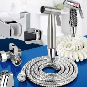 GR 욕실스프레이건 화장실청소건 청소건 변기샤워기 욕실청소호스 미니건 베란다 t밸브커넥터 수도꼭지연결