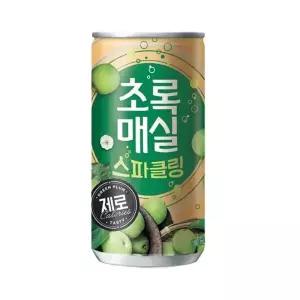 웅진 초록매실 스파클링 제로 180ml 60입