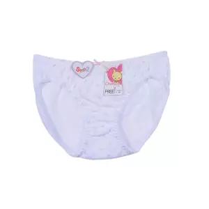 귀여운 화이트 레이스 주니어여아팬티 여자학생 속옷