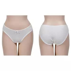 화이트 도트 무늬 초등여아 주니어 팬티 2매 어린이