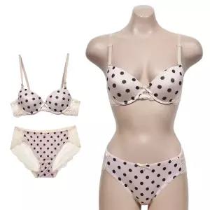 편안한속옷 소형속옷 와이어A컵 푸른노란색속옷 메쉬속옷 레이온스포츠속옷 속옷모음 소녀패션아이템 인더웨어 여성인트리그프랑스 캐주얼속옷 소녀실내복 와이어 러블리 B컵 도트 브라팬티세트