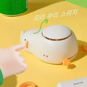 목 넥 선풍기 오리 선풍기 목선풍기 귀여운 귀여운 넥풍기 오리 목 빅팬선풍기