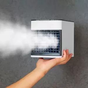 (색상 냉풍기+필터 8P세트)미니 가정용 휴대용 냉풍기 에어컨선풍기 필터8P세트포함