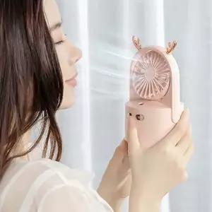 ( )솔솔바람 가습기 선풍기 무드등 USB 미스트선풍기