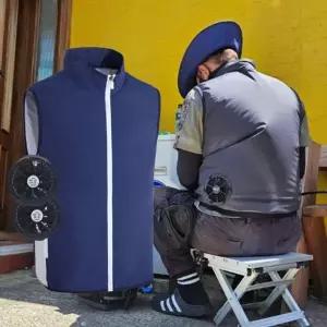 빅팬 선풍기조끼 쿨조끼 선풍기옷 선풍기 조끼 작업 현장 건설 KC