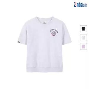[NBA KIDS](천안아산점)라이트그레이 간절기 루즈핏 반팔 맨투맨 K262TS160P_LA(11)
