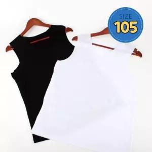 남자 V넥 심리스 이너나시 화이트 105