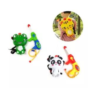 애니멀 워터건 파워배낭 물총 개구리 팬더 고양이물총