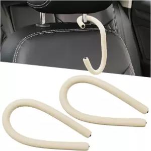요라이즈 카시트 헤드레스트 후크 구부릴 수 있는 금속 자동차 지갑 차량 시트 등받이 보관 걸이 우산