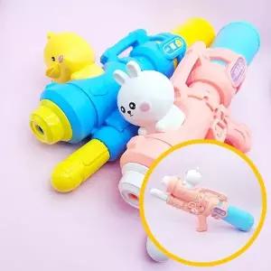 ( )천0 워터맘 애니멀 큐트 압축물총 2개묶음 - 펌프식 압축물총 시원한 물줄기 축제 물놀이 워터밤