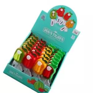 ( )과일 수동 선풍기 손 자가발전 휴대용 미니 핸디형 24개세트