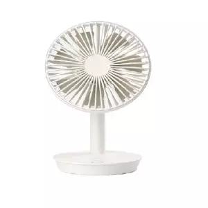 ( )USB C타입 무선 미니 스탠드 선풍기 화이트 탁상형 가정 캠핑 사무실 5V 1.8A