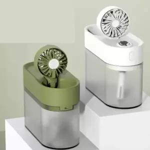 ( )미니 무선 무드등 선풍기 가습기 화이트가 휴대용 미니가