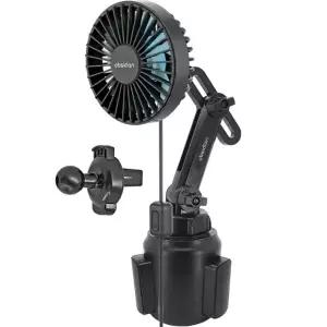 ( )차량용 컵홀더 송풍구 USB 미니선풍기 에어써큘레이터 CT-FA03+CT-H24