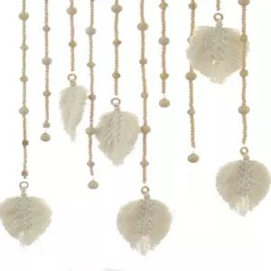 가림막 파티션 가리개 구슬발 마크라메 모빌 나무구슬