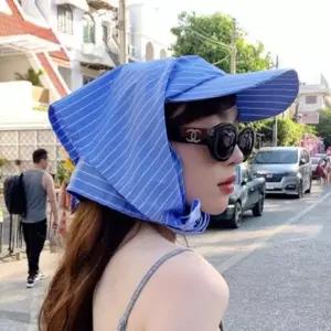 스카프 모자 두건 스트라이프 스카프모자 스카프캡 데일리 패션