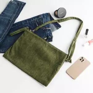 [패션] 클러치 크로스백 골덴 2스트랩 가방 카키