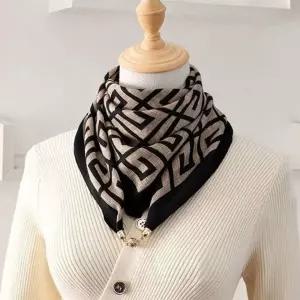 고급 엘레강스 해링본 마그네틱 사계절 스카프 여성스카프 가방스카프 여자스카프 패션스카프 미니스카프