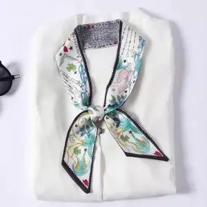 ( )타이 스카프 헤어 넥타이 미니 스카프 끈스카프 타이스카프 여름스카프 머플러 가을스카프 실크스카프