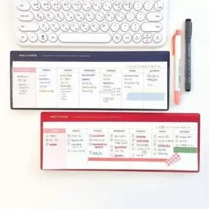 [문구/오피스] 주간 계획 관리용 탁상 패드 계획표 업무 스케줄 정리 보드