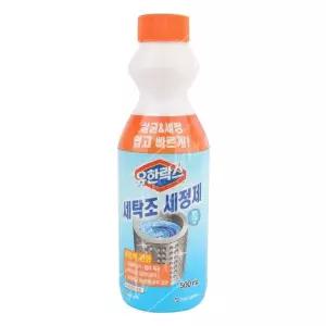 세탁조세정제 유한락스 청소용품 액체세탁조 500ml세탁 위생관리