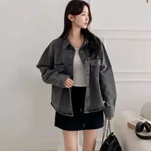 [다잇템] 여자 주머니 면원단 빅사이즈 힙커버 SS 언발 진셔츠 셔츠