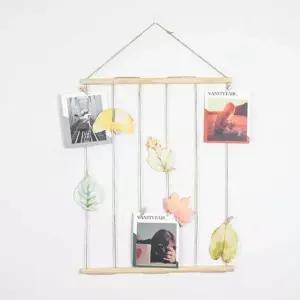 우드 포토 행거 노끈 벽에 사진 걸기 붙이기 꾸미기 폴라로이드꾸미기 폴라로이드사진