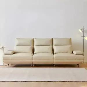 [신세계라이브쇼핑]동서가구 뮤지 실리콘 레더 스윙 소파 4인 DF928242