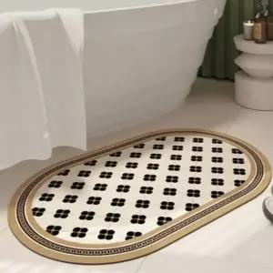 PA 욕실 앞 미끄럼방지 매트 발매트 모던 레트로 스타일