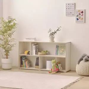 [인터데코]아이방 감성 교구 정리 수납 책장 2단 120cm P0000BRF (착불)