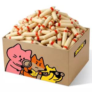 노브랜드 더블링 치즈소시지 32개(개별포장) 대용량 낱개포장 과자 사무실 간식