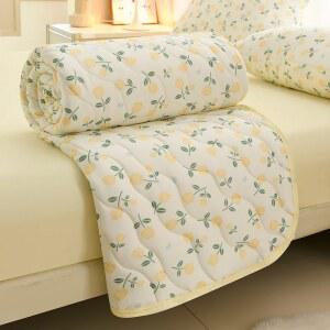 편안한 니트 여름 이불 새로운 프린트 부드러운 퀼트 얇은 침대용 침구 낮잠 담요 쾌적한